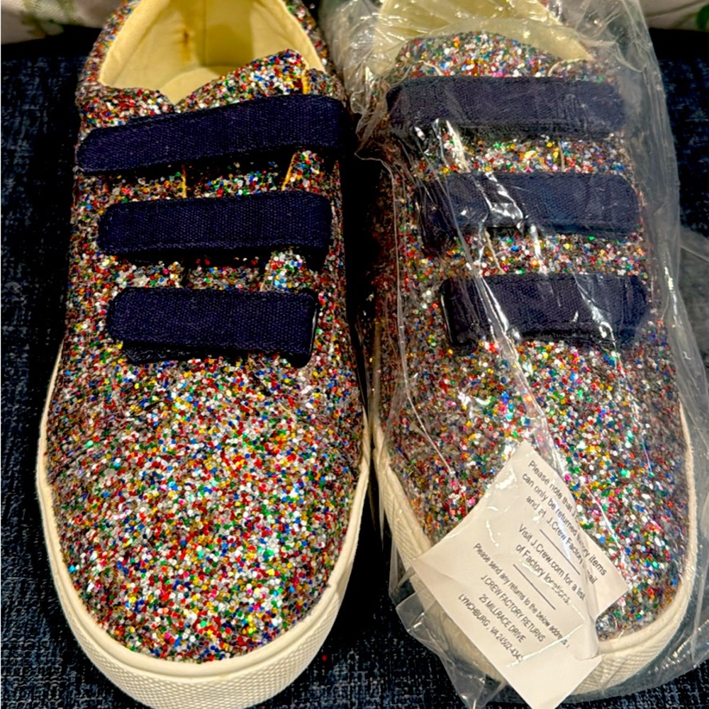 Crew Cuts glitter sneaker brand new size 2 kids